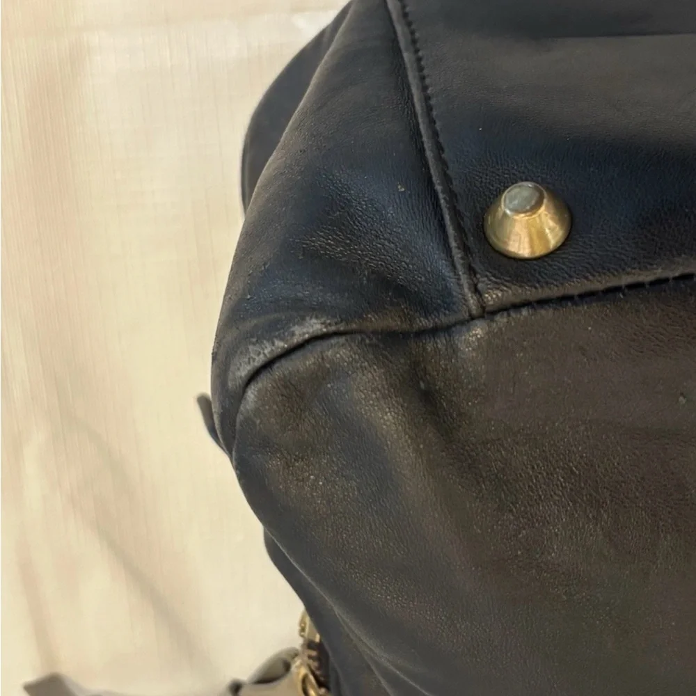 VTG Chloe Brown Quilted Leather Shoulder Bag